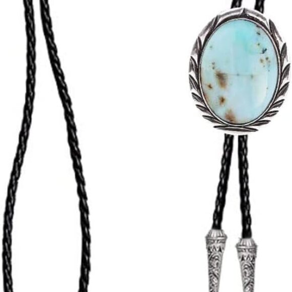 Gemstone Bolo Tie - Picture 3 of 4